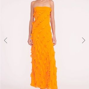 Staud Elvire Orange Dress - worn once